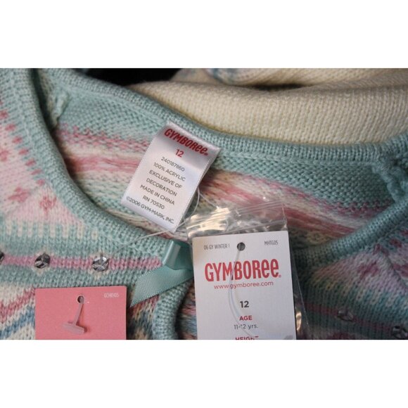 2006 Gymboree Princess Snow Drop Sweater Dress sz 12 NWT White Knit Winter Bow - Picture 10 of 10